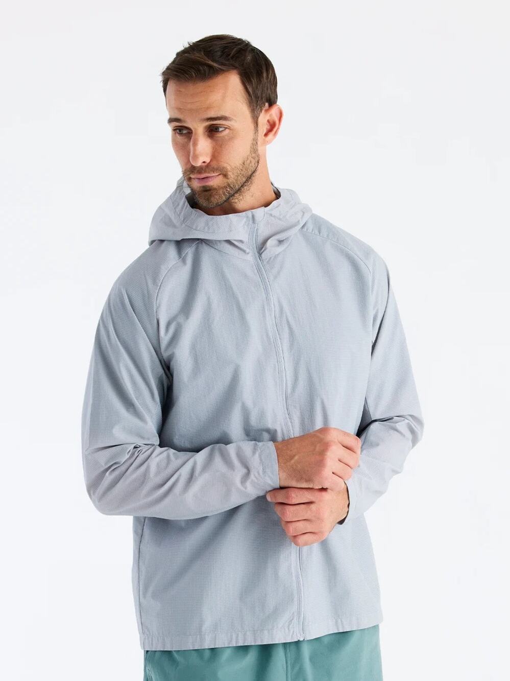 Free Fly Headwind Jacket Aspen Grey Size Large